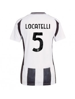 Billige Juventus Manuel Locatelli #5 Hjemmedrakt Dame 2024-25 Kortermet